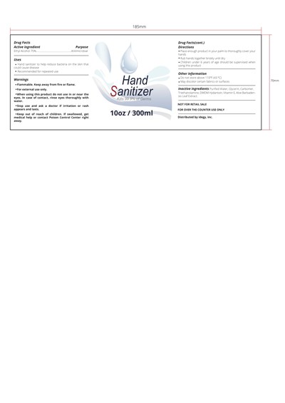 Sanitizer Label (10oz Sanitizer Label)